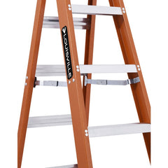 Louisville Ladder FS1503 3ft Fiberglass Step Ladder 300lb Load Capacity