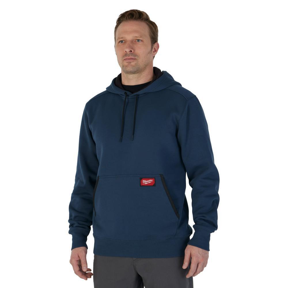 Milwaukee Tool 351BL-3X Midweight Pullover Hoodie Blue 3X