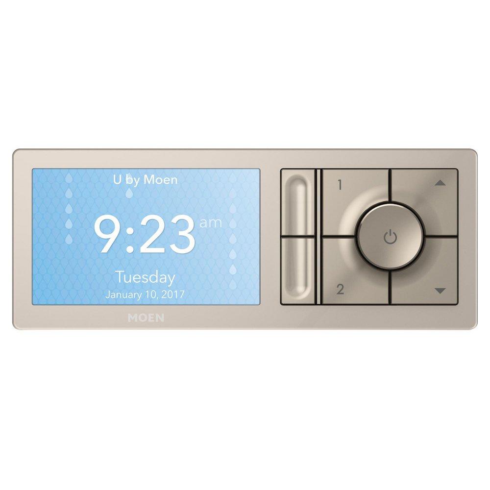 Moen TS3302TB U by Moen Digital Shower Controller- 2 Outlet trim pad with 1/2 Connections and Wifi Technology