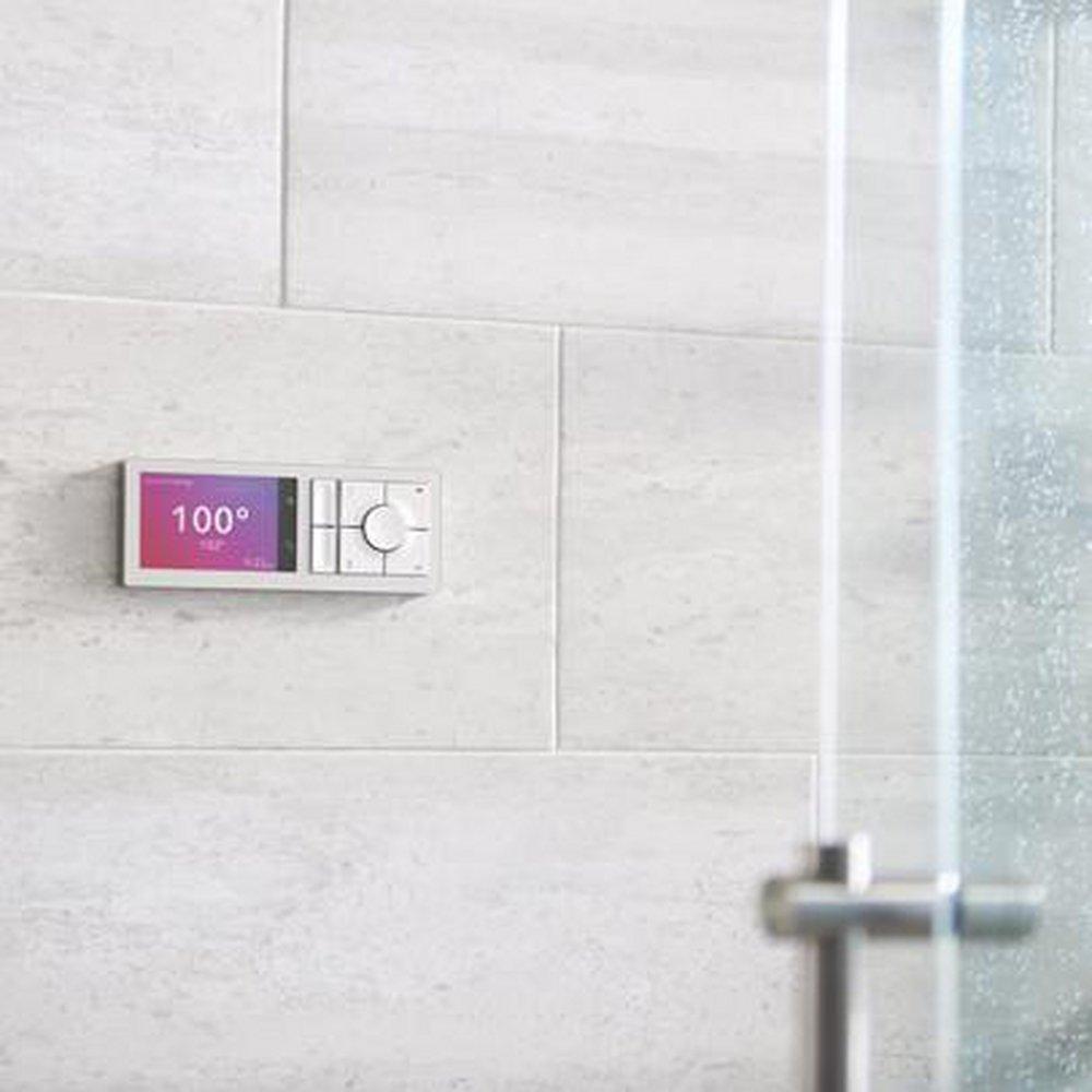 Moen TS3302TB U by Moen Digital Shower Controller- 2 Outlet trim pad with 1/2 Connections and Wifi Technology