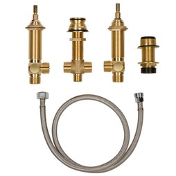 Newport Brass 1-659 Rough-In Valve Deck Tub with Handshower for Roman Tub Faucet 3-8007