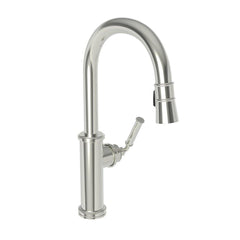 Newport Brass 2940-5103/15 Taft Single Handle Pull Down Kitchen Faucet in Polished Nickel - Natural