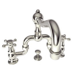 Newport Brass 930B/15 Lavatory Faucet Chesterfield Bridge 1.2 Gallons Per Minute 8 to 9-5/8 Inch Spread