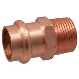 Nibco PC604-34 Adapter 3/4 Inch Wrot Copper Press x Male