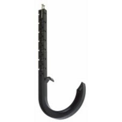 Oatey 33755 J Hook Hanger 1-1/2 x 7 Inch ABS Black