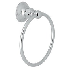 Rohl ROT4APC Anti-Cal Round Closed Towel Ring in Polished Chrome