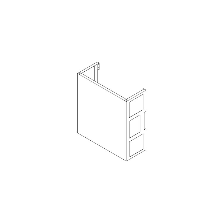 Samsung WBF-7M Wind Baffle Front Galvanized Painted 28 x 10 x 27.75 Inch