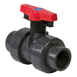 Spears 1839-015 Ball Valve True Union Industrial 1-1/2 PVC Socket Threaded Viton