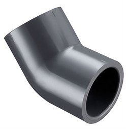 Spears 417-060G Elbow 45 Degree 6 Inch Gray PVC Socket x Socket Schedule 40 417-060G