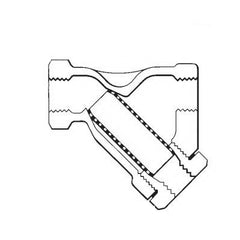 Spirax Sarco 52078 CT Wye Strainer With #20 Mesh 304 Stainless Steel Screen, 1-1/4 Inch