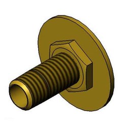 T&S Brass T/SB0428 Supply Nipple 3/8 NPT x 2-1/8 Long