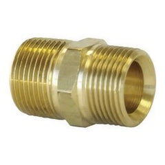 Uponor A4322510 Nipple QS-Style Conversion R25 x 1 Inch Brass Male NPT x Male NPT