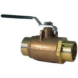 Watts Regulator B6001-M211/2 Ball Valve B6001 Bronze 1-1/2 Inch Solder 2 Piece Lever PTFE 0407467