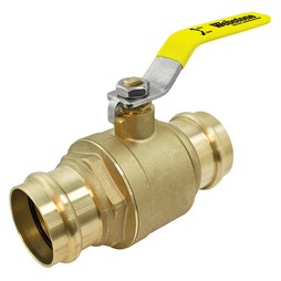 Webstone 81702W Ball Valve Lead Free Brass 1/2 Press Full Port