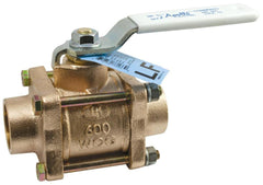 Apollo Valves 82LF24301 82LF-200 Series 1/2 In. Bronze Full Port Solder 600# Ball Valve