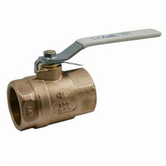 Apollo 70LF14501 Ball Valve Lead Free Bronze 1 Inch Female 2 Piece Standard Port Stainless Steel Ball and Stem