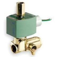 Asco 8345H003 Solenoid Valve 8345 Brass 120AC 1/4 NPT 4 Way Single Solenoid