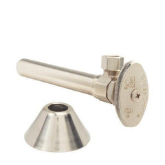 BrassCraft CS40BX-NS Angle Stop Valve 1/2 x 3/8 Sweat x OD Compression Satin Nickel