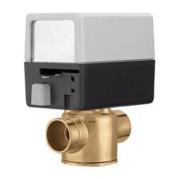 Caleffi Z411517 Zone Valve Normally Closed 2-Way 3/4 Inch Brass Threaded