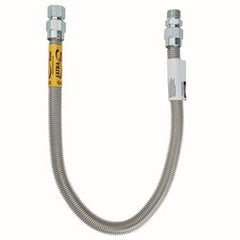 Dormont 40-4142-24 Gas Connector 40 High BTU 3/4x24 MIPxFIP Stainless Steel