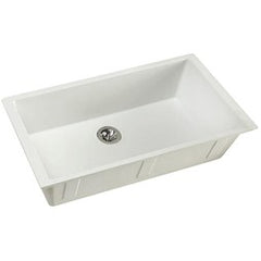 Elkay ELXRUP3620RT0 Kitchen Sink Quartz Luxe 35-7/8 x 19 x 9 Single Bowl Perfect Drain