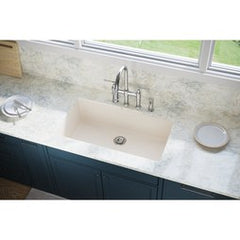 Elkay ELXRUP3620RT0 Kitchen Sink Quartz Luxe 35-7/8 x 19 x 9 Single Bowl Perfect Drain