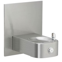 Elkay EHWM214C Drinking Fountain 1 Station Soft Side Non-Filtered Stainless Steel ADA 20 x 20 Inch Heavy Duty Vandal Resistant