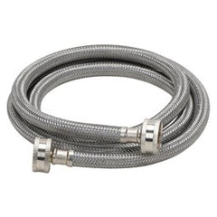 Fluidmaster 9WM48HE Washer Connector High Efficiency Braided Stainless Steel 48 Inch 3/4 Inch Hose Fitting