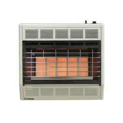 Empire SR30TWLP Heater Infrared 30.000 BTU Vent-Free Hydraulic Thermostat Propane White