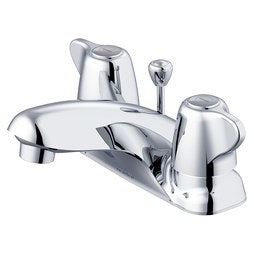 Gerber 43-165 Lavatory Faucet Centerset 4 Inch Spread 2 Lever ADA Chrome 1.2 Gallons per Minute