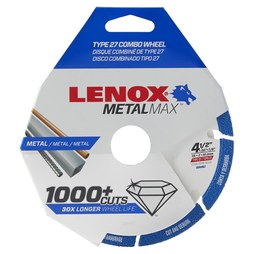 Lenox 204467 Cutting Wheel Grinding 4-1/2DIA x 7/8 Inch