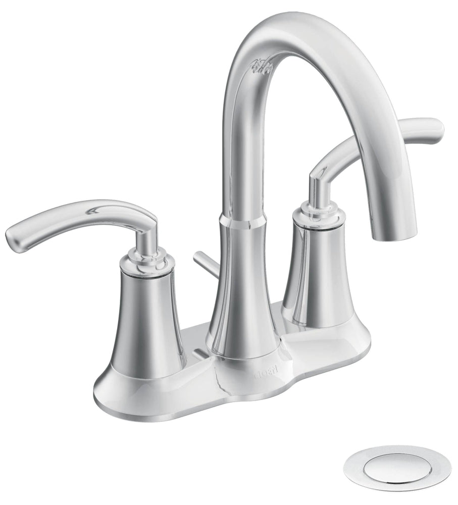 Moen S6510 Lavatory Faucet 2-Handle Chrome Complete Kit