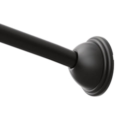 Moen CSR2160BL Belfield™ 72 In. Wall Mount Curved Shower Rod in Matte Black