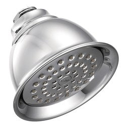 Moen CL6302EP Showerhead 1 Function Eco-Performance Chrome 4-3/8 Inch 1.75 Gallons per Minute Full Spray