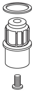 Moen 97371 mcelloadpt kit 8lav t/s