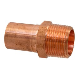 Nibco PC6042-114 Adapter Extended 1-1/4 Inch Wrot Copper Fitting x Male PC604-2