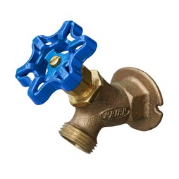 Prier 34.67B-LF Sillcock 1/2 Inch Sweat Blue Handle Lead Free Brass