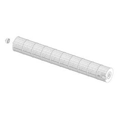 Samsung DB94-04183A Fan Assembly Cross Total AC024MNADCH/AA AR18JVSAAWKNED AR18HSFSJWK AR24HSFSJWK and AR24KSWSJWKNCV