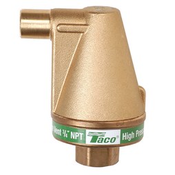 Taco 409 Air Vent Commercially Rated 3/4 Inch NPT Brass 409-3