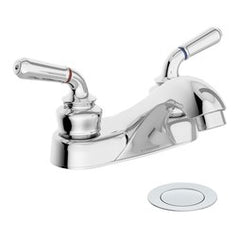 Symmons SLC9612PP Lavatory Faucet Origins Centerset 4 Inch 2-Lever ADA Polished Chrome 1.0GPM