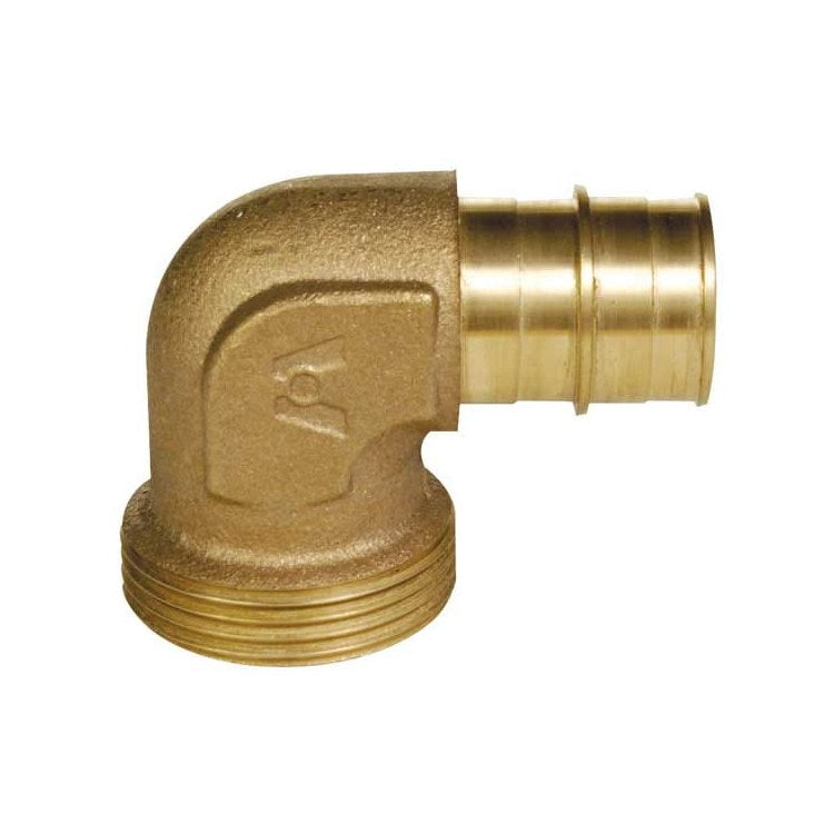 Uponor Q4153213 Adapter Elbow 1-1/4 Inch Brass R32 x ProPEX