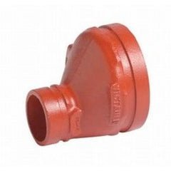 Victaulic 51-212X112 Reducer Eccentric 2-1/2x1-1/2 Ductile Iron Orange Grooved