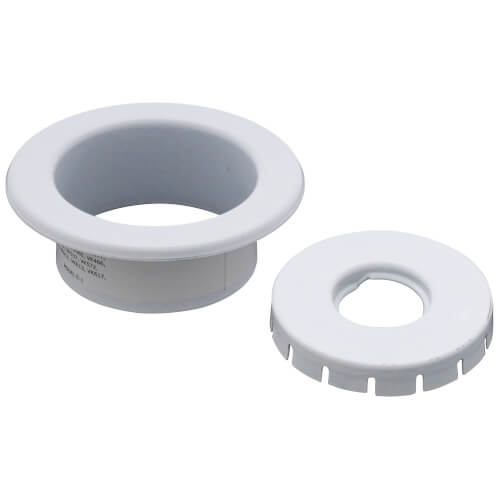 Uponor Q71850LW Escutcheon 2-Piece Recessed White for Lead Free Recessed Pendant and HSW