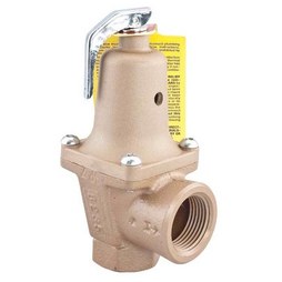 Watts Regulator 740-40-34FS Relief Valve Water Pressure with Flood Sensor 3/4 Inch Female Iron 40PSI 250 Degrees Fahrenheit