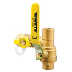 Watts Regulator RPV-SM13/4 Valve RPVM1 Purge Drain and Balancing 3/4 Inch Brass Female Sweat Cast Purge Port 0207532