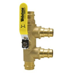 Webstone 88654 Ball Valve Purge-tee Pressure 1-1/4 Inch X 1 Inch Prim/sec Loop