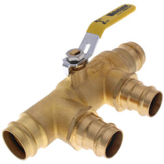 Webstone 88654 Ball Valve Purge-tee Pressure 1-1/4 Inch X 1 Inch Prim/sec Loop