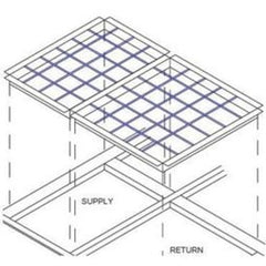 York 1BD0404 Burglar Bars Kit 20 to 25 Ton 40 x 37 Inch