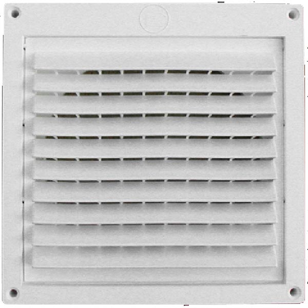 Builder's Best 110899 Nemco Pro PFL812 Fresh Air Intake Mini Louver Eave Vent 8.2 in x 8.2 in