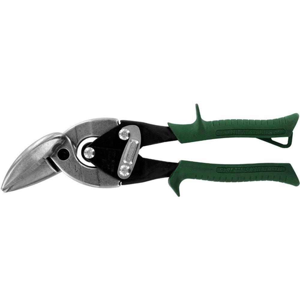 Midwest Tool MWT-6510R 1-1/4 in 18 ga Cold Rolled Steel and 22 ga Stainless Steel Aviation Snip